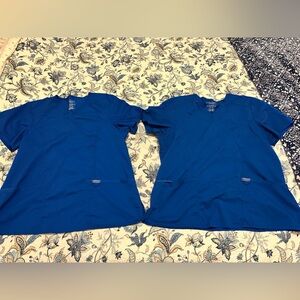Cherokee Royal Blue Scrub Tops